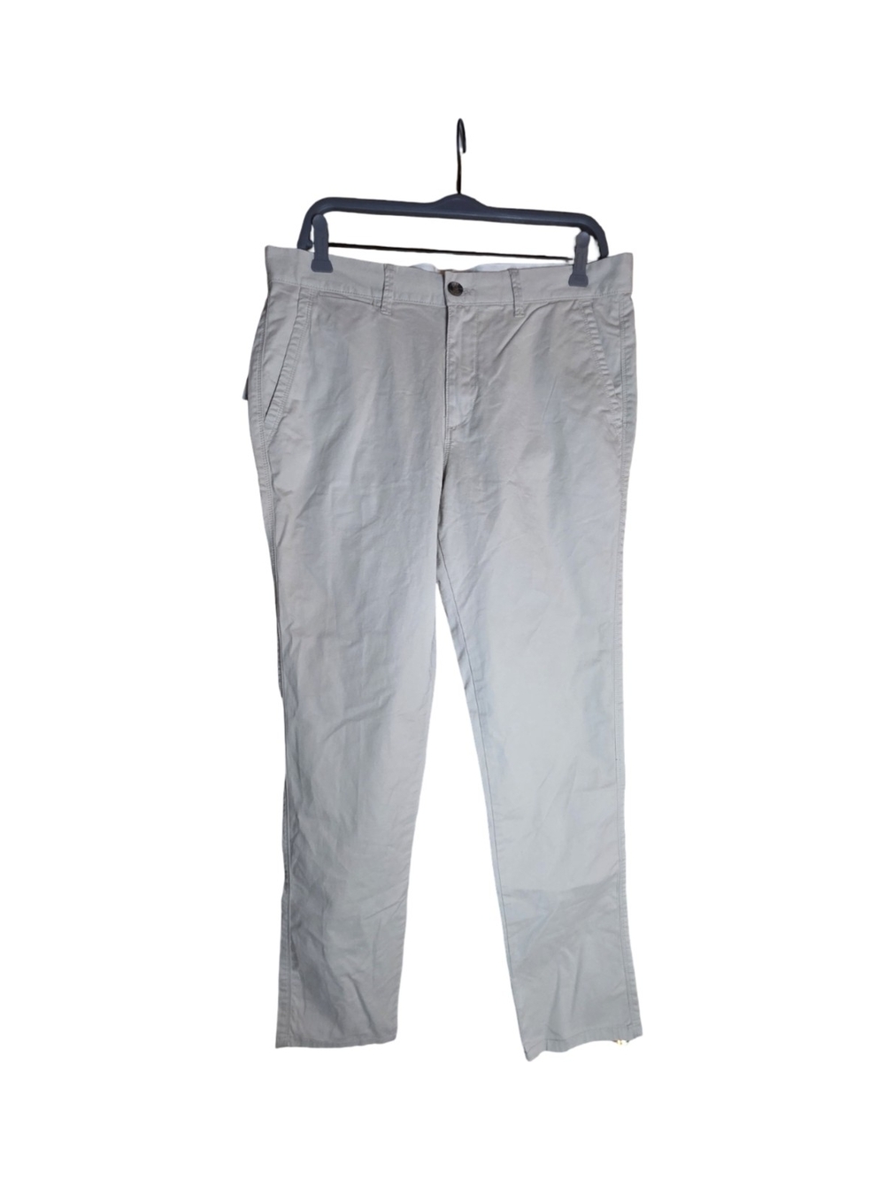 NWT United Colors of Benetton Slim Chino Pants Size 34 Beige Stretch Cotton